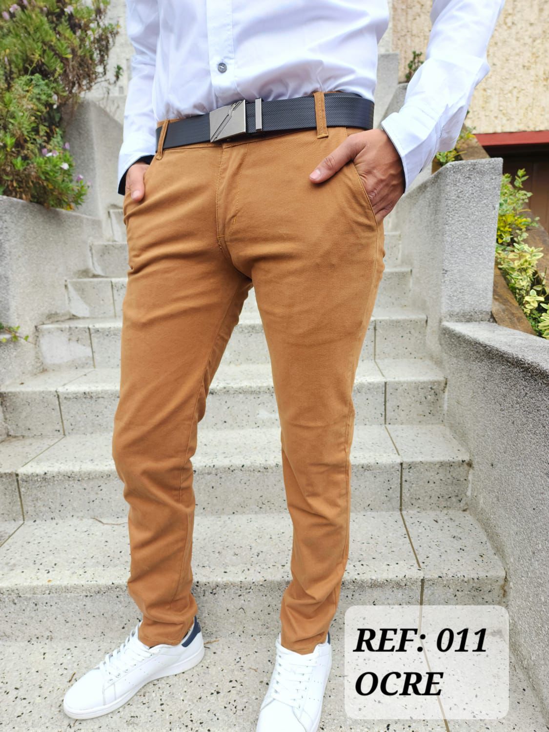 Pantalón en Drill H4 para Caballero – Ideal para Diario o Oficina